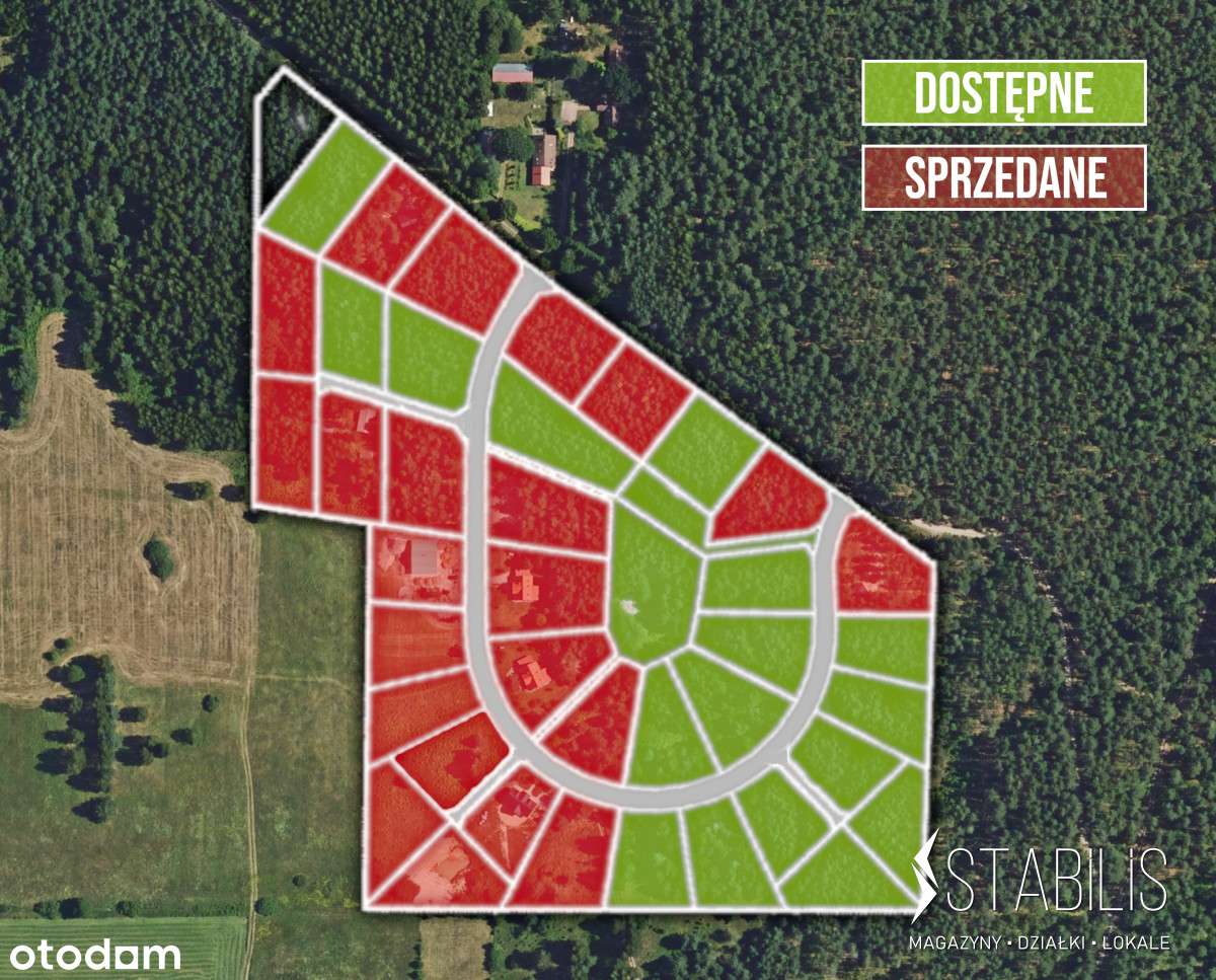 Malownicze osiedle na skraju lasu / Działki z Mpzp-8