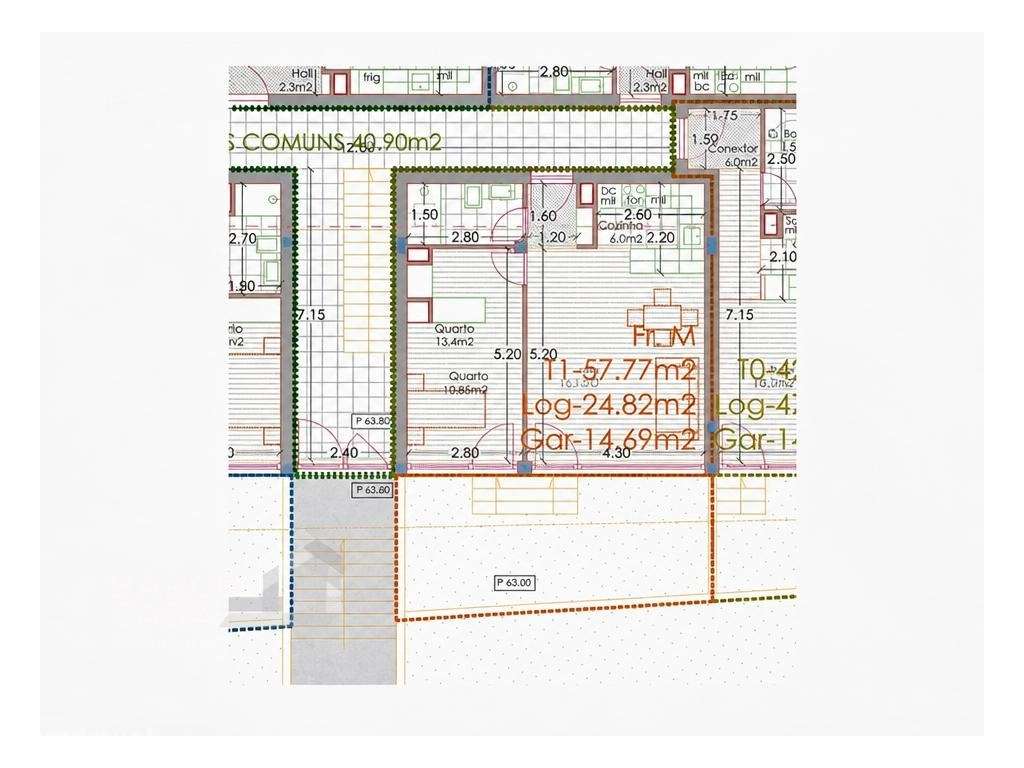 Apartamento T1 com logradouro e lugar de garagem, em construção na ...-13