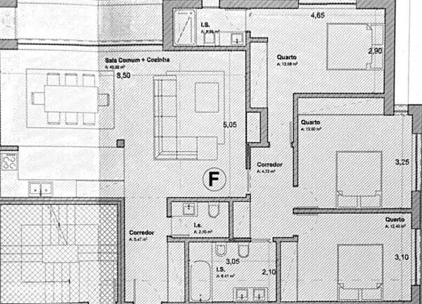 Apartamento T3  Duplex - Vila Verde-24
