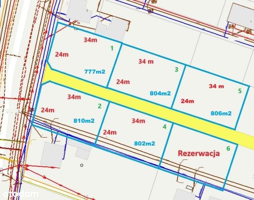 Działka pod lasem. Wszystkie media. Dojazd drogą M-5