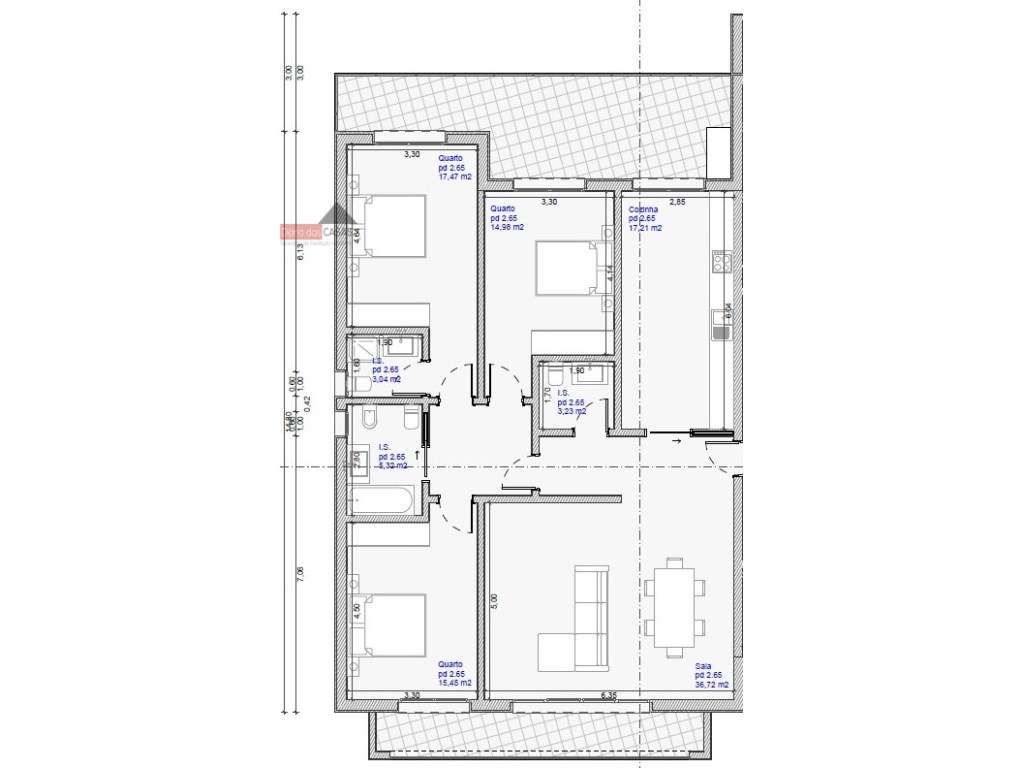 Apartamento T3 de luxo, Coimbra - São Martinho do Bispo-6