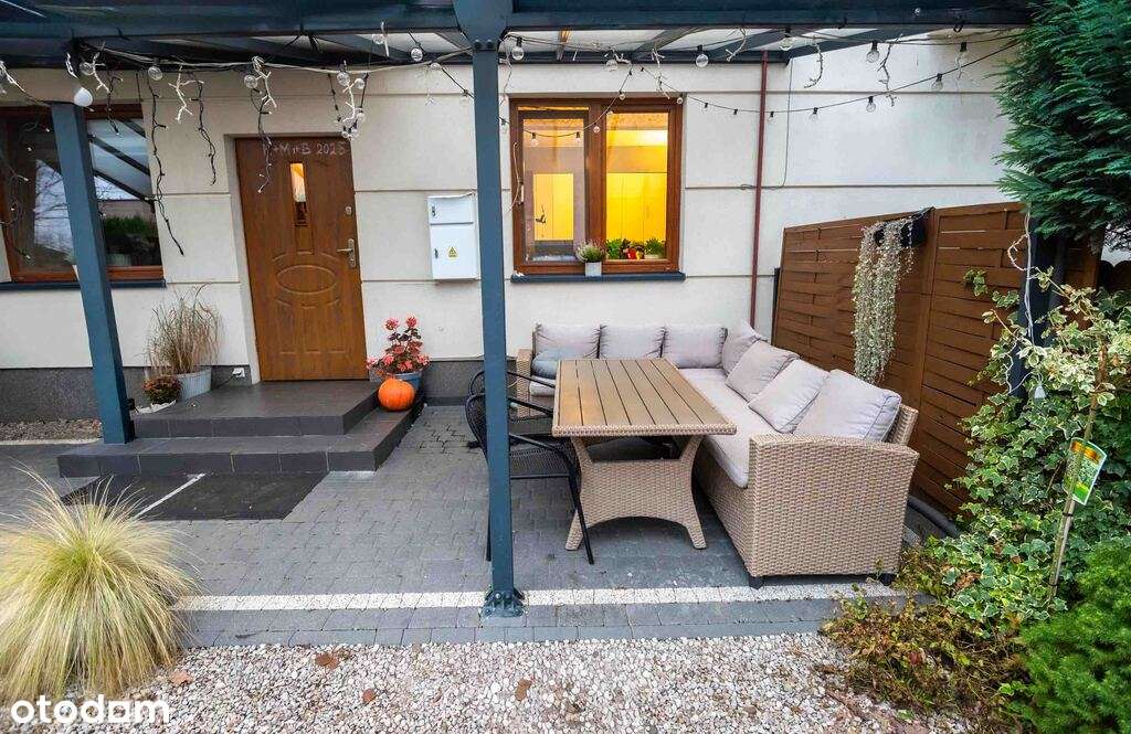 3 pok. z dużym tarasem i działką w centrum Marek-14