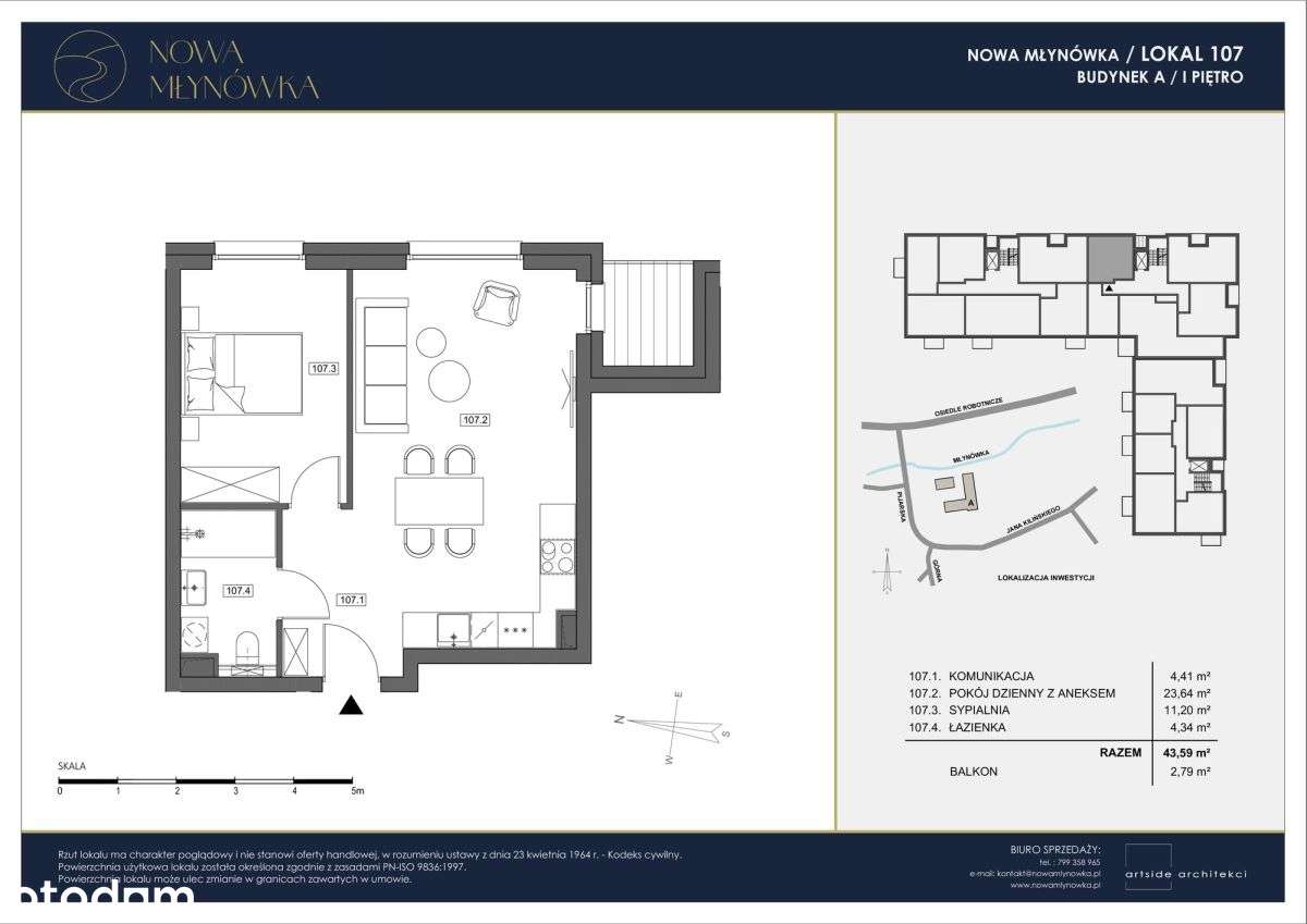 Promocja | 2 pokoje | balkon - Pełny obrazek: 4/4