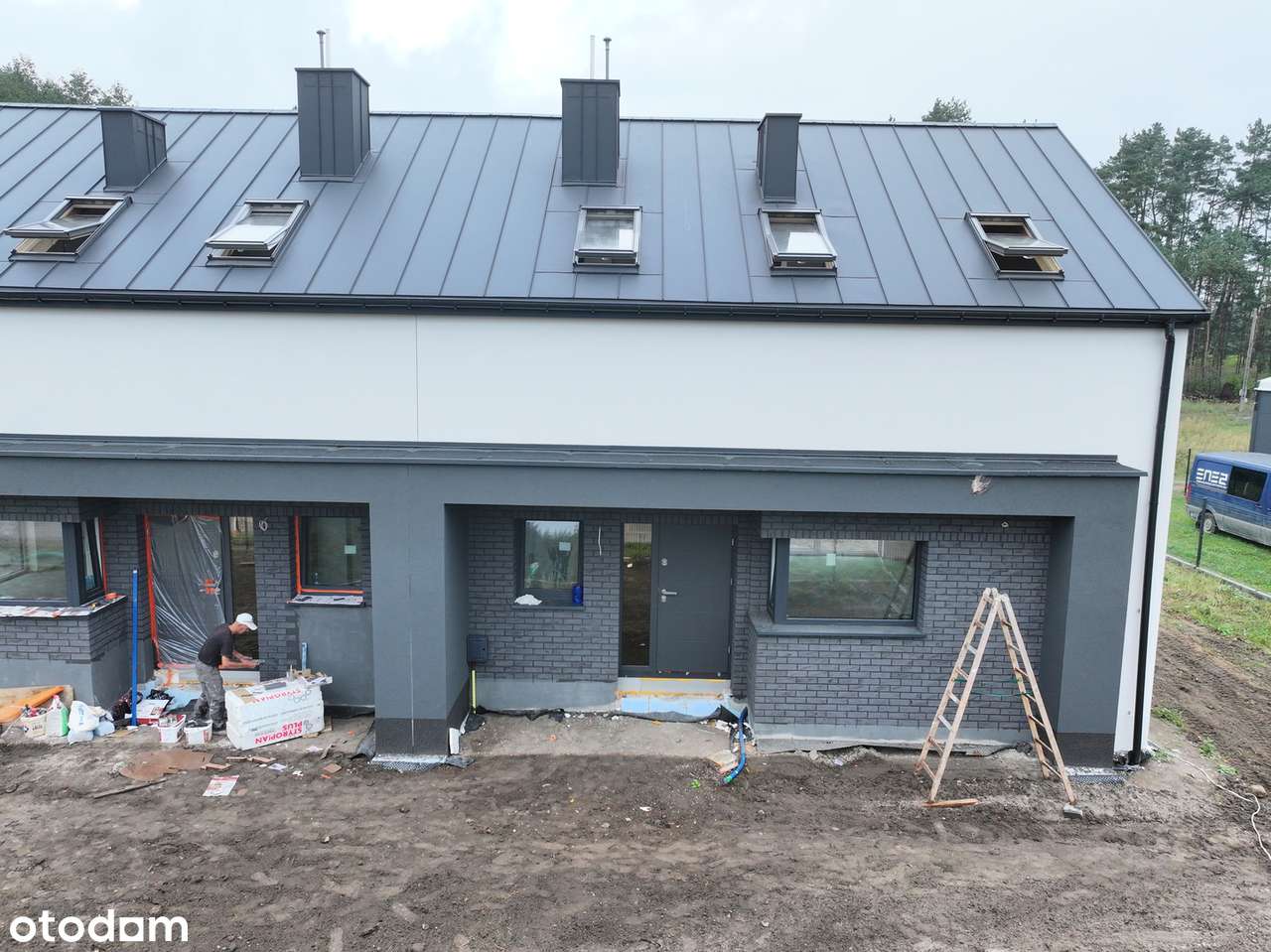 Nowoczesny BLIŹNIAK 94m2 działka 400m2 z widokiem na LAS-4