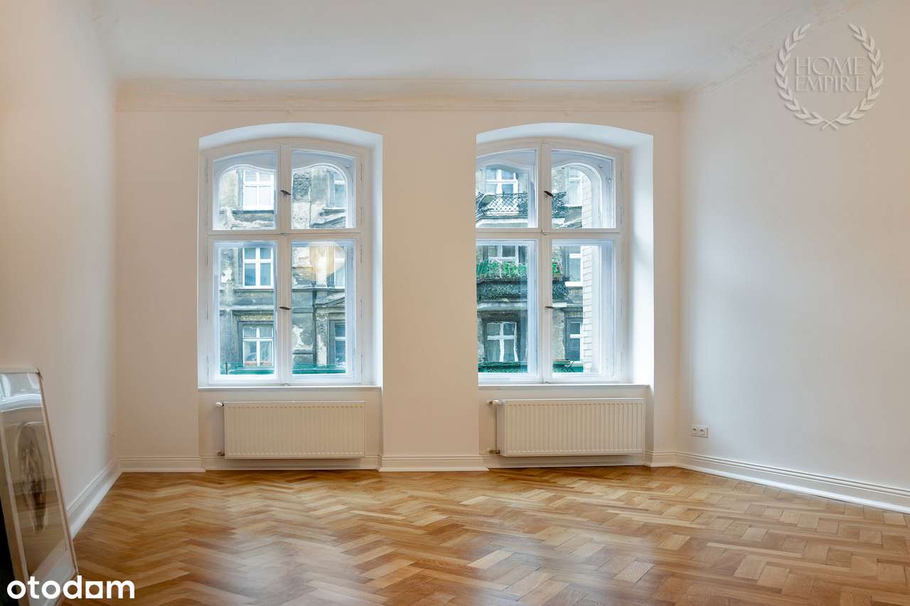 Niegolewskich, 4 pokoje w kamienicy, 150 m2, dwa balkony!
