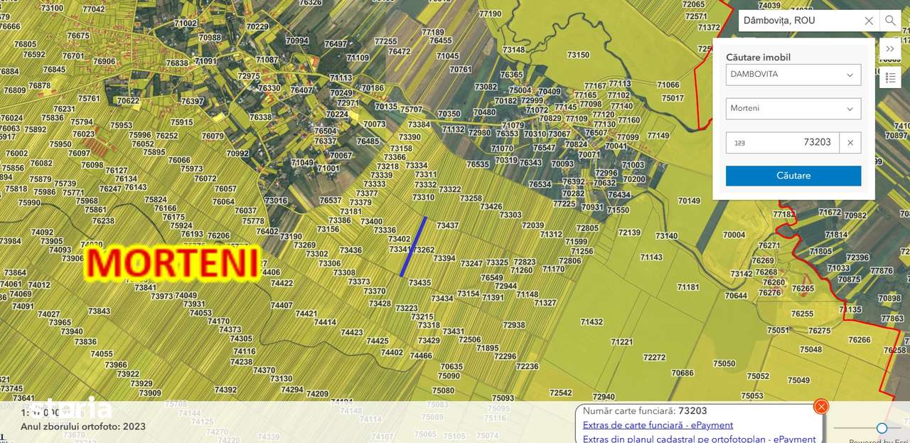 Terenuri extravilane Morteni jud Dambovita-1
