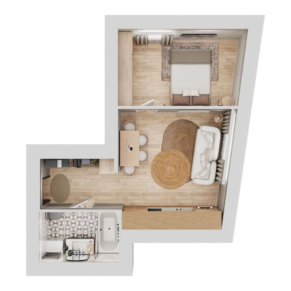 Oryginalna kawalerka w Inwestycji LEŚNA 7 - Pełny obrazek: 5/10