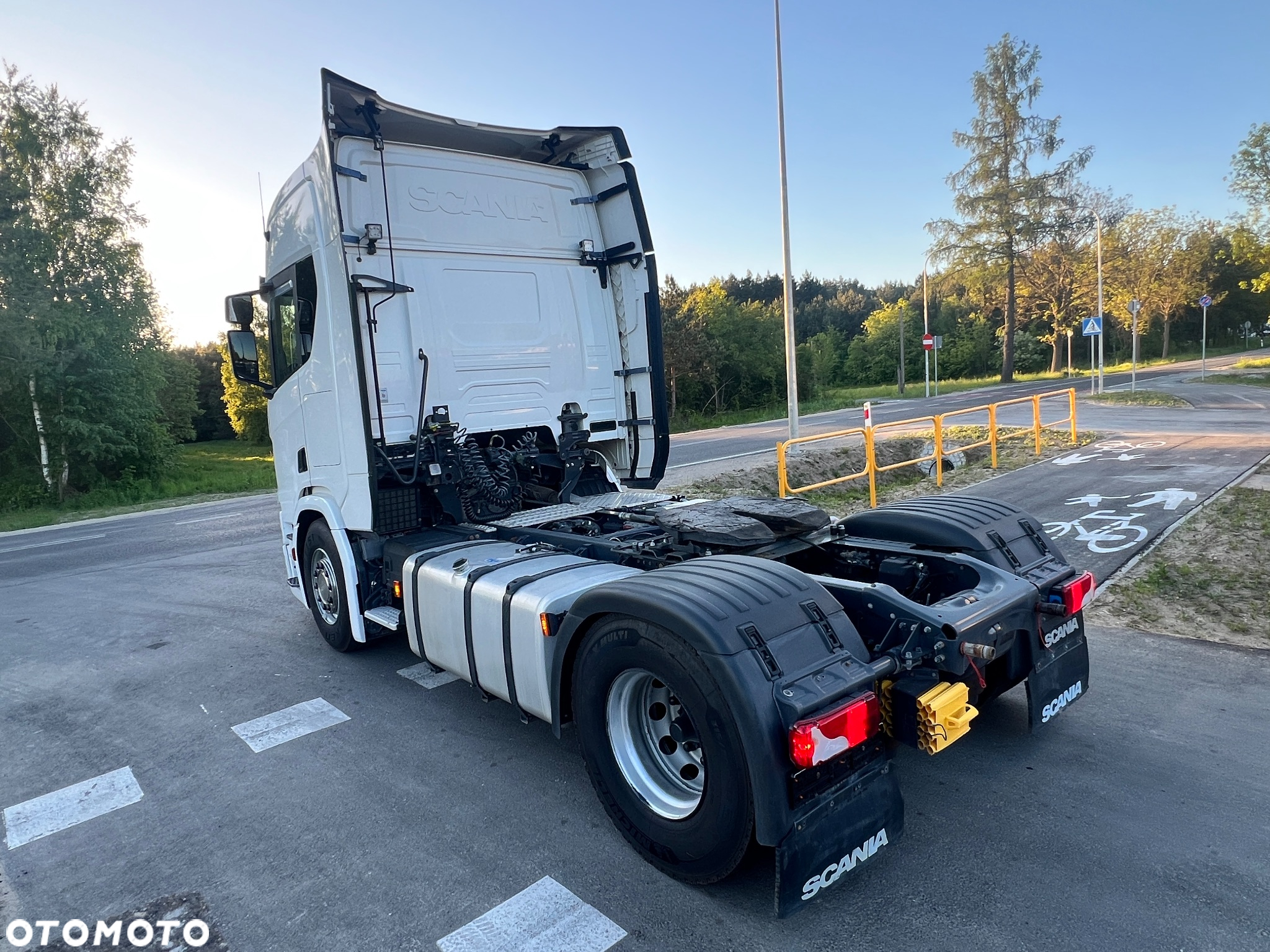 Scania R450 full ADR FL AT hydraulika dwu obwodowa full led duża navi z Niemiec - 9