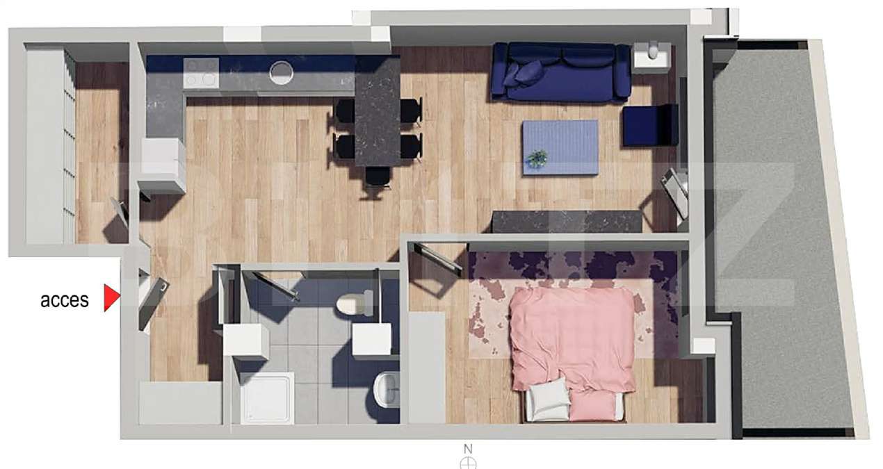 Comision 0! Apartament 2 camere, Bloc Nou, Petrom Calea Baciului - Imagine principală: 3/12