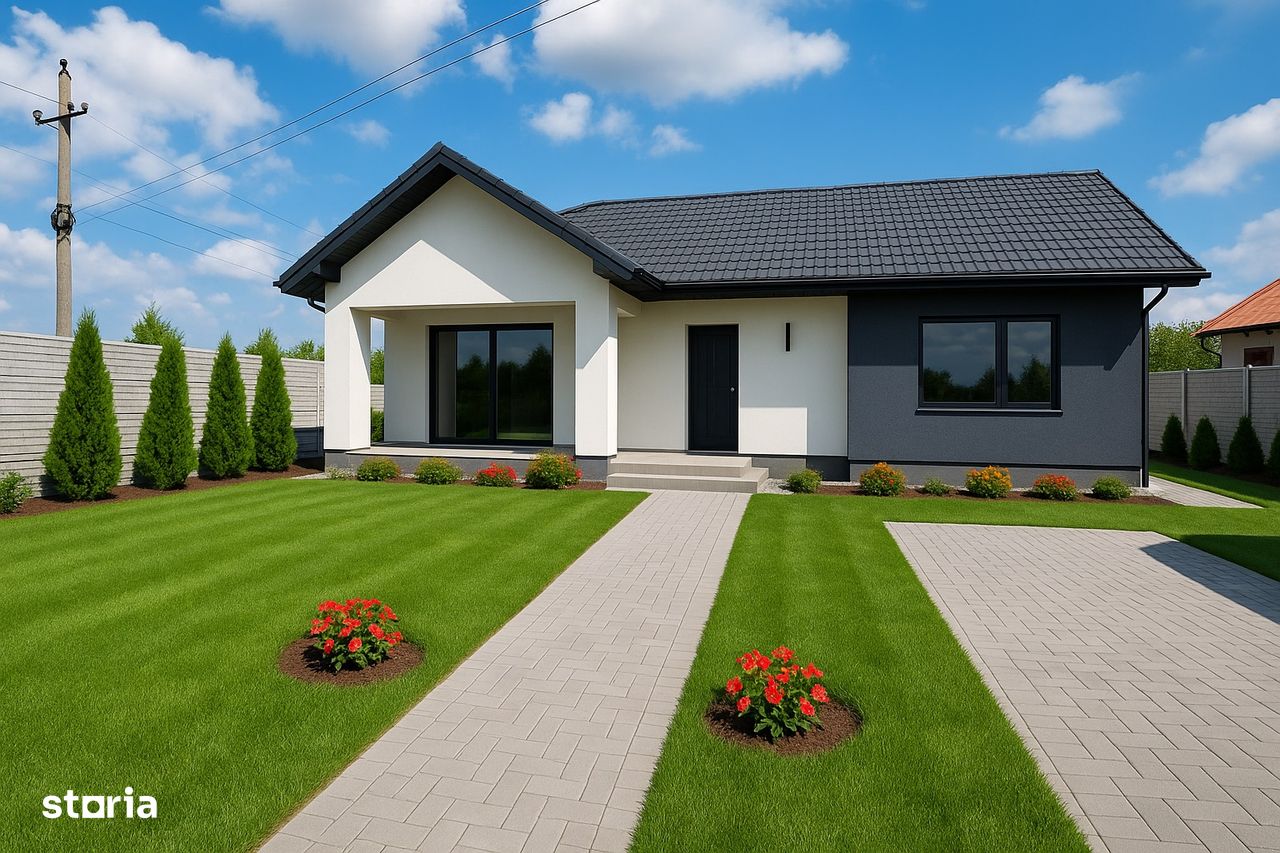 Imobiliare Domnesti - toate utilitatie parter 3 dorm 2 bai la cheie - Imagine principală: 1/10