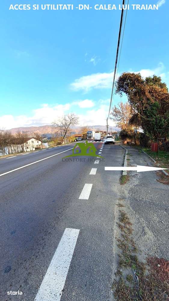 Teren intravilan Calimanesti-Seaca cu acces la DN latime 19ml - Imagine principală: 2/12