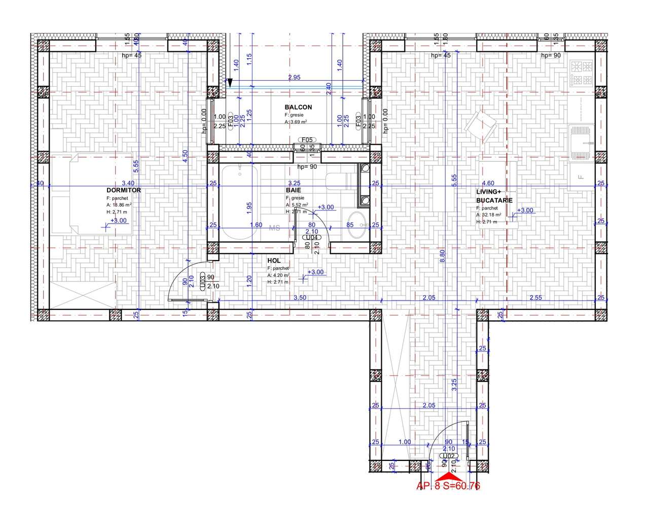 Comision 0-Dezvoltator vinde 2 camere - 113400euro, TVA inclusa, lift!-12
