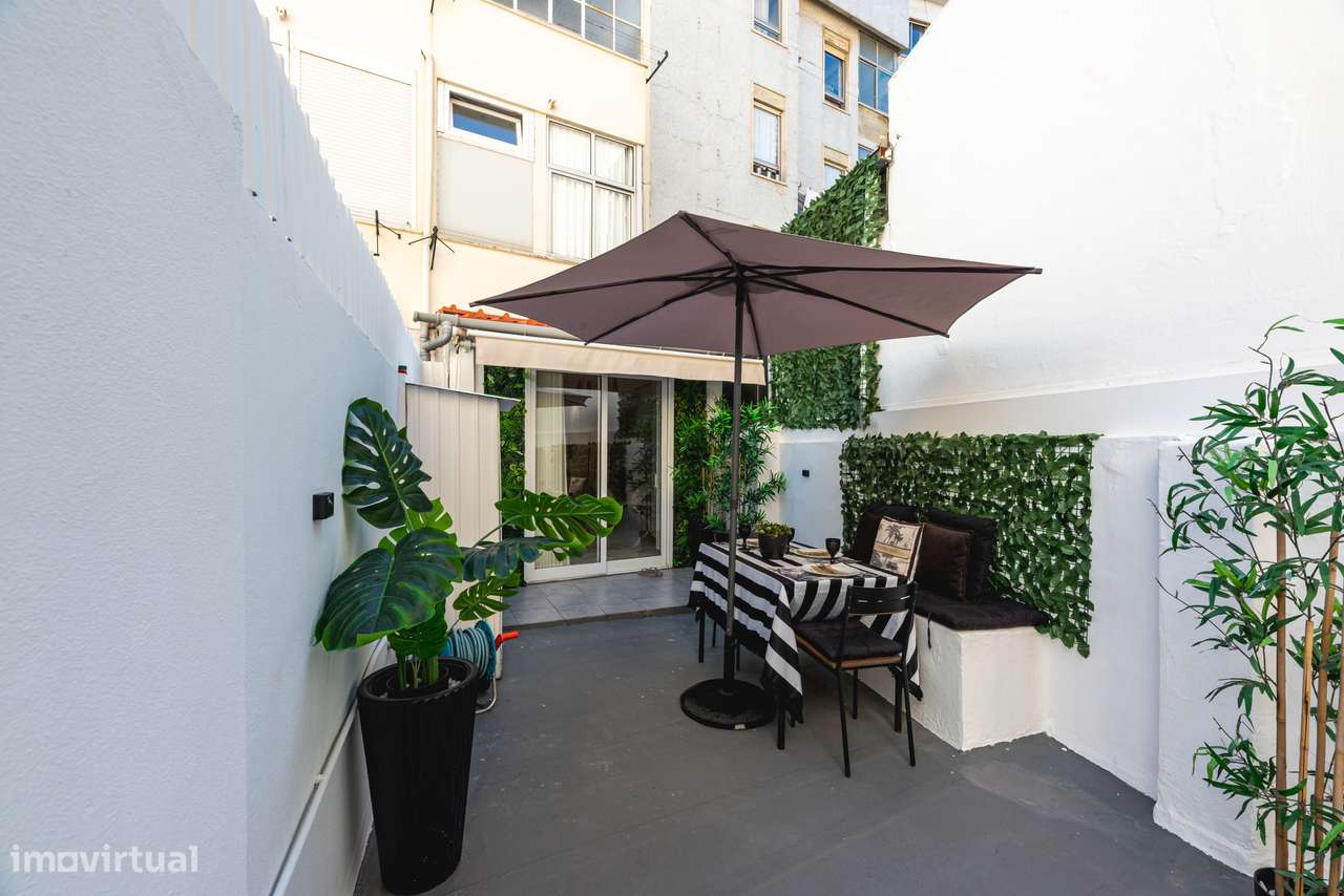 Apartamento T1 com terraço-15