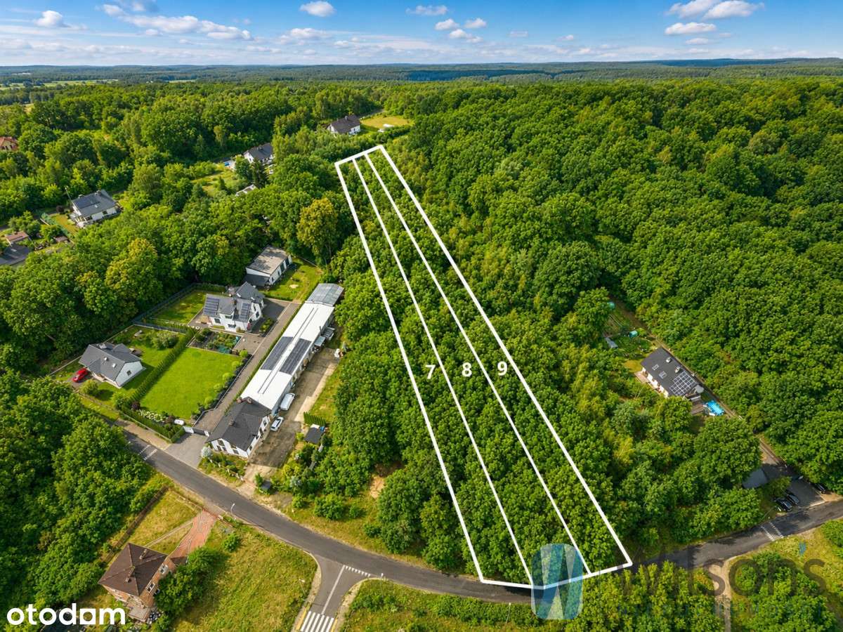 Trzy połączone działki 5115 m² w Radomiu