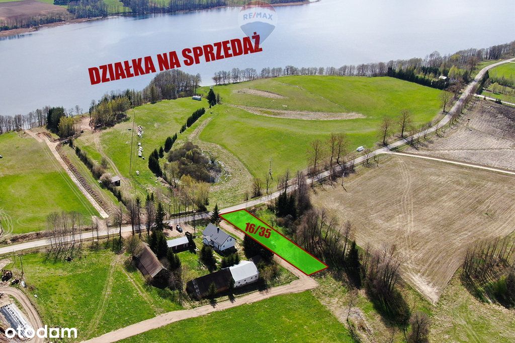 Działka budowlana nad jeziorem Szelment Wlk