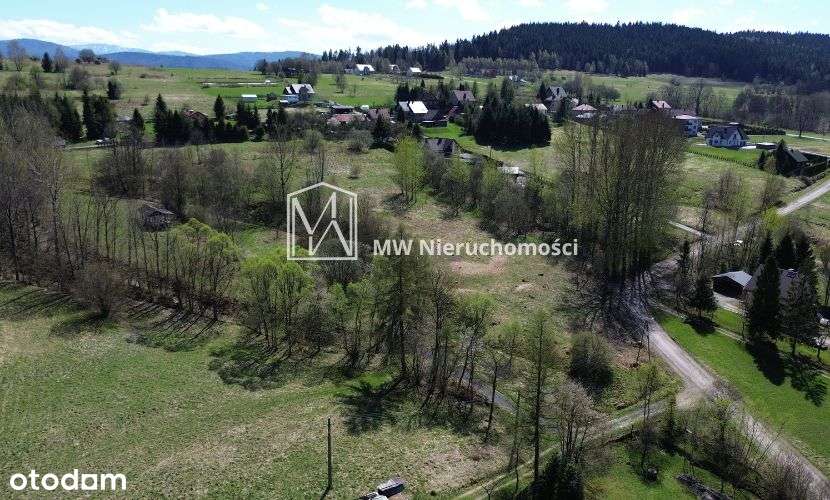 Widokowa działka budowlana Las, Beskid Mały-5