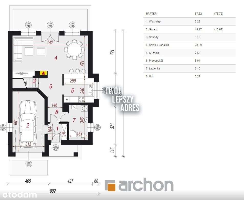 Nowy dom wolnostojący z garażem - Pełny obrazek: 4/12