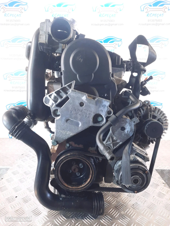 MOTOR COMPLETO 1.9 TDI 8V 105CV BKC SEAT LEON 1P ALTEA VW VOLKSWAGEN GOLF V 5 MK5 GOLF PLUS TOURAN AUDI A3 SKODA OCTAVIA MOTOR ARRANQUE ALTERNADOR BIMASSA COMPRESSOR AR CONDICIONADO BOMBA DIREÇÃO TURBO INJETOR BXE BLS - 4