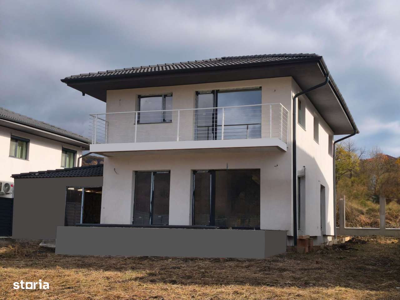 BLACK FRIDAY-Casa ind. Finisaje LUX-124mp-Garaj 32mp-Teren drept 583mp - Imagine principală: 4/11