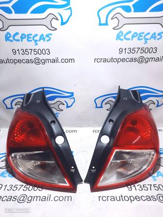 FAROLIM FAROLINS ESQUERDO DIREITO RENAULT CLIO III 3 MK3 FASE II 2 8200886925 8200886946 - 6