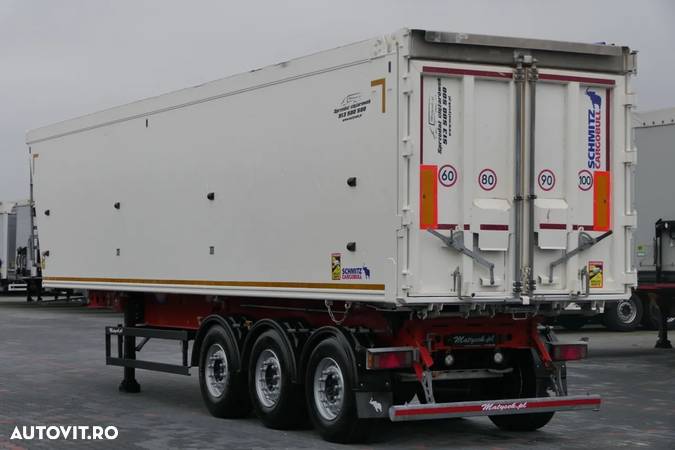 Schmitz Cargobull CAMION BASCULANTE 58 M3 / GLACANT ALUMINIU / UȘĂ clapete / AXIE ELEVABILĂ - 4