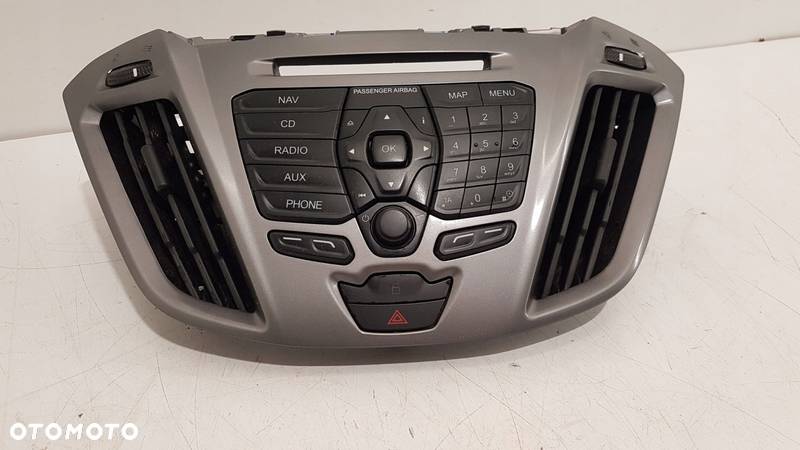 FORD TRANSIT CUSTOM RADIO PANEL STEROWANIA BK2T-18K811-CD SPRAWNE - 3