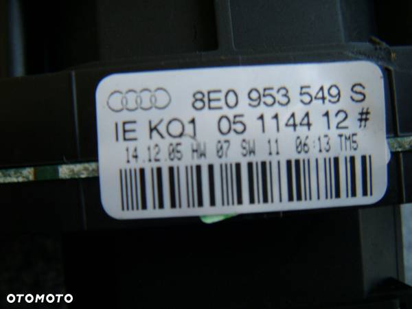 audi a4 b7 kombi włącznik zespolony 8e0953549s - 2