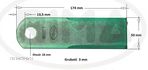 Nóż obrotowy rozdrabniacza słomy 060017 do Claas ZAMIENNIK - 2