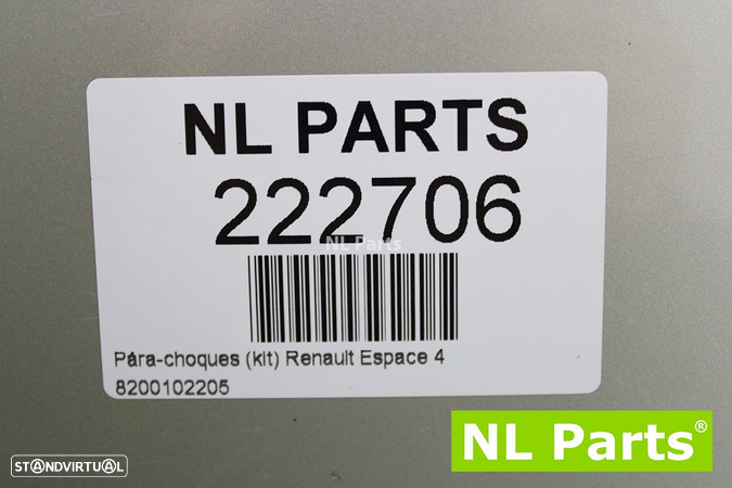 Pára-choques (kit) Renault Espace 4 8200102205 - 20