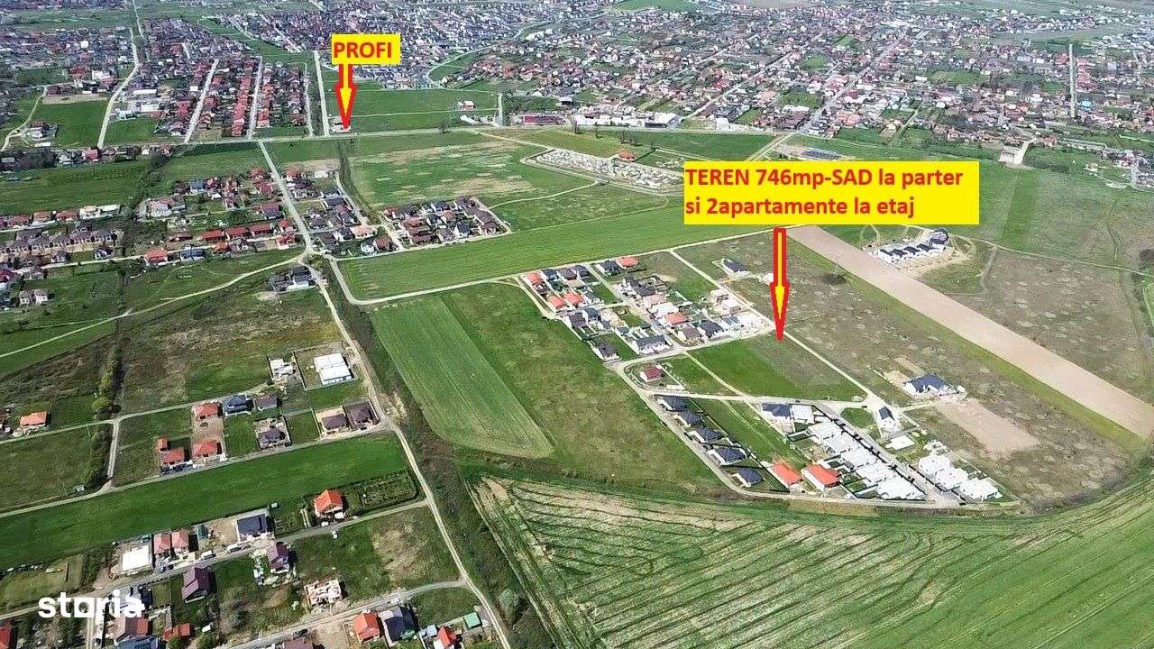 Teren Mosnita_SAD la parter, 2 ap la etaj, gaz, apa, curent - Imagine principală: 4/7