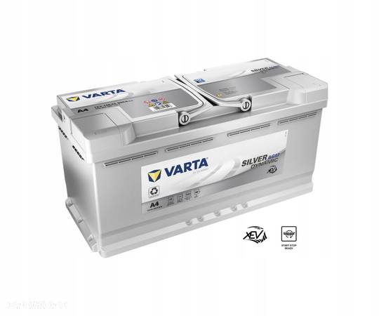 Akumulator Varta SilverD AGM 12V 105Ah 950A START STOP MOŻLIWY DOWÓZ MONTAŻ - 1