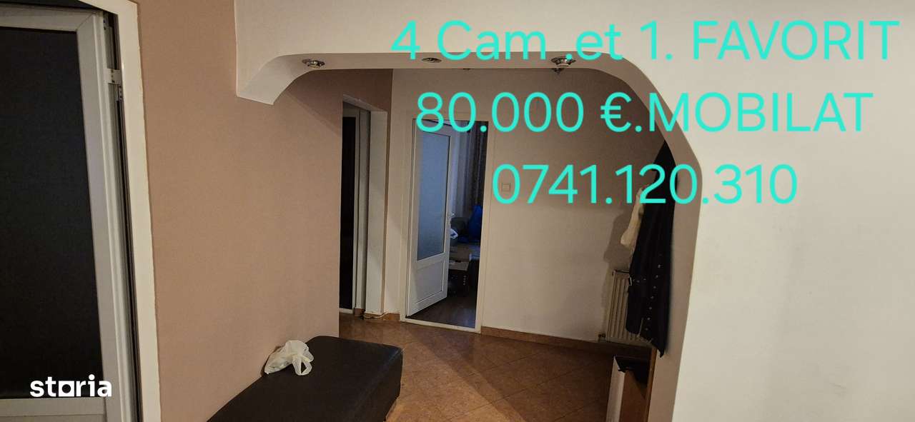 4 Camere la etajul 1 in Favorit-3