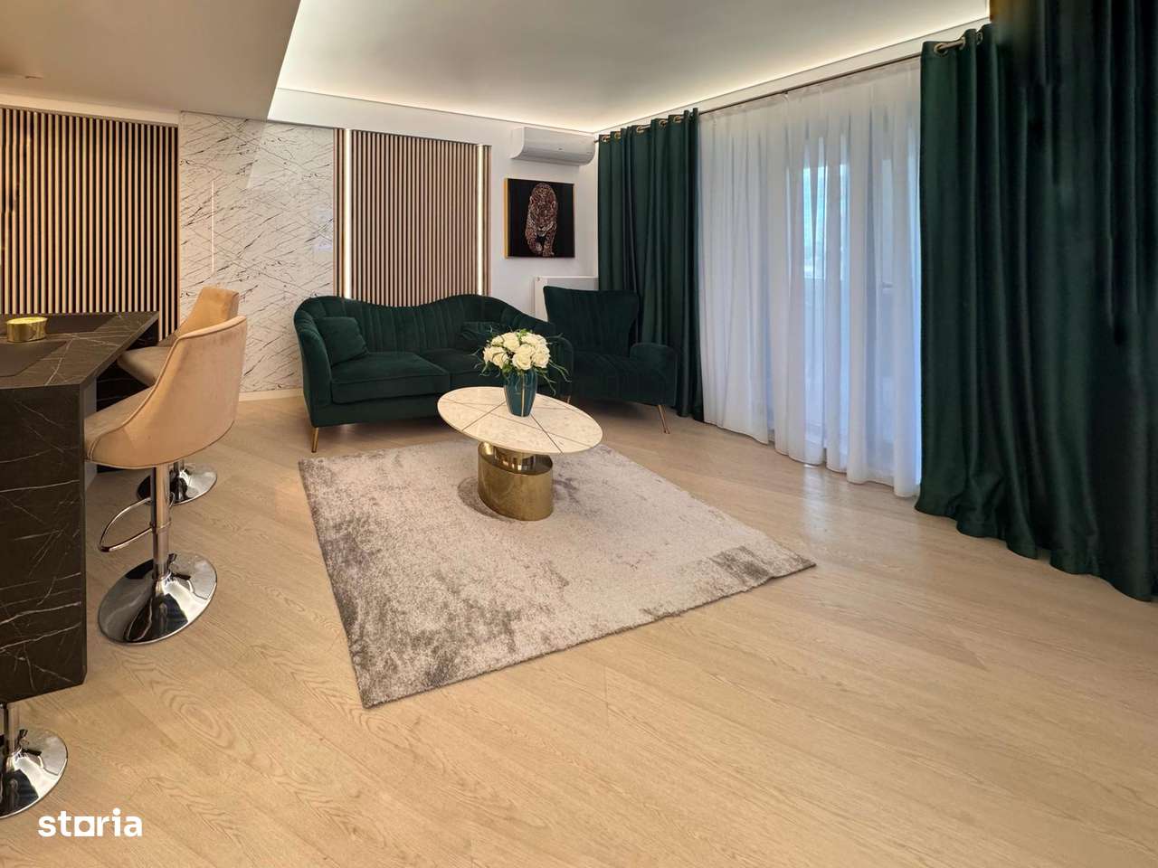 Apartament de lux 3 camere de închiriat – Cortina North, Pipera - Imagine principală: 2/12