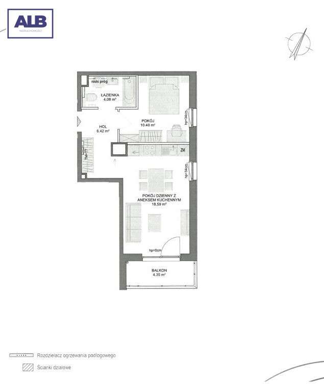 Cesja słonecznego mieszkania 2 pokojowego! - Pełny obrazek: 3/20