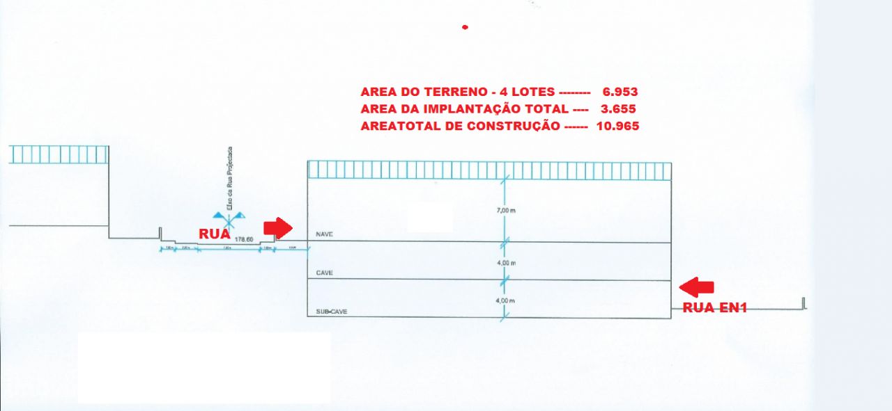 Terreno comercial face EN1, Carvalhos, V.N.Gaia, ideal p/ shopping.