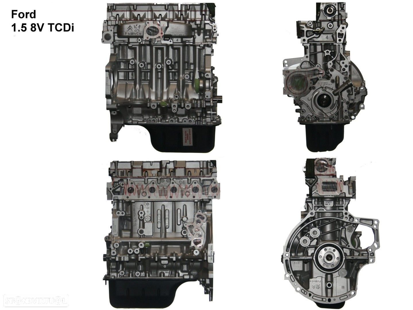 Motor  Reconstruído FORD B-MAX 1.5 TDCI XVJB - 1