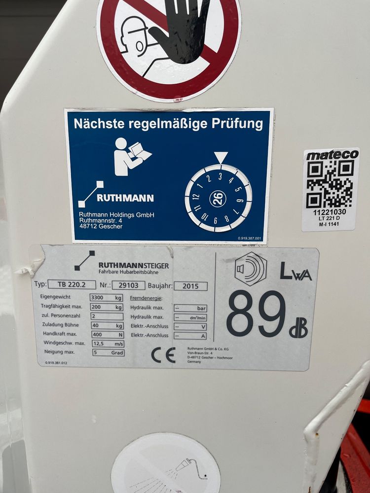 Podnośnik Koszowy 22 Metry Ruthmann UDT Zarej Zwyżka 14 w Bok - zdjęcie 22