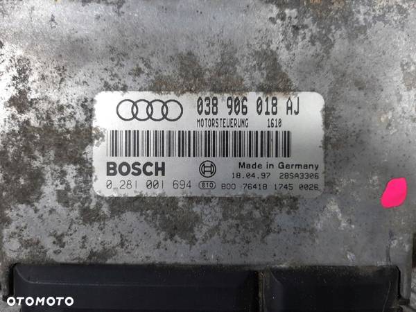 AUDI A3 8L 1.9 TDI 99R STEROWNIK SILNIKA BOSCH - 3