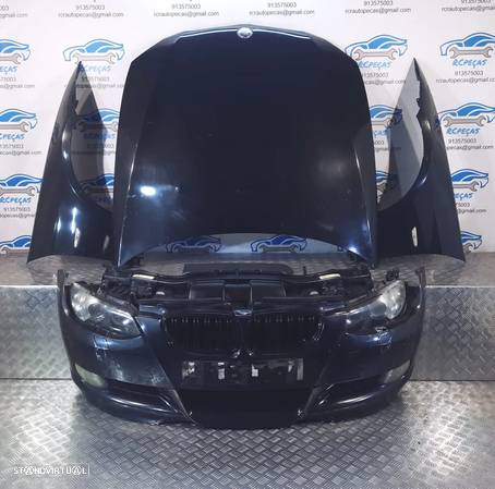 FRENTE COMPLETA BMW SERIE 3 E92 COUPE E93 CABRIO CAPOT PARACHOQUES GUARDA-LAMAS OTICAS XENON RADIADOR VENTILADOR FRENTE FIBRA REFORÇO - 1