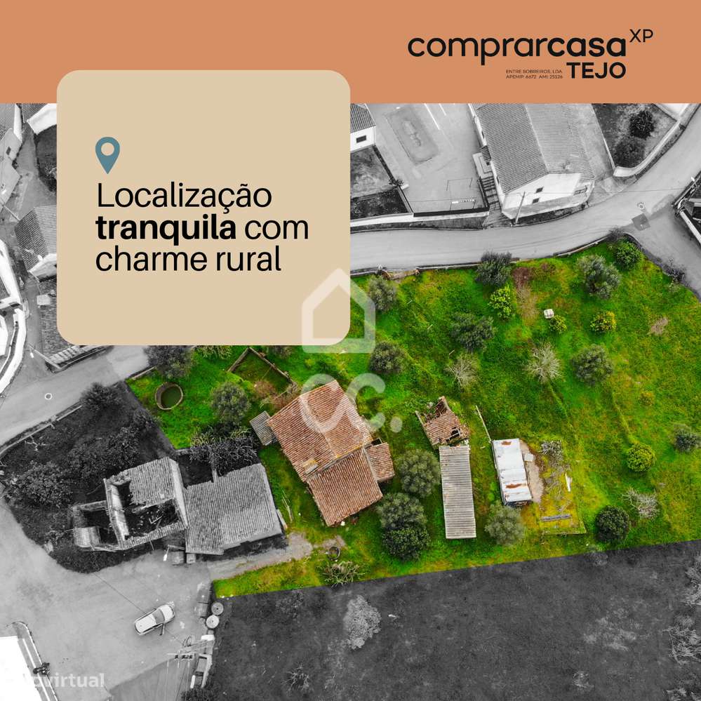 Morada para recuperar, inserida em Terreno com 1760m², Torre Cimeira, - Grande imagem: 2/7