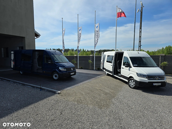 Volkswagen CRAFTER LONG 4,80 Długi 7-OSOBOWY + ŁADOWNOŚĆ 1027kg NOWY NOWY NOWY DOSTĘPNY OD RĘKI KAMERA COFANIA NAVI LED FOTEL PNEŁMATYCZNY ZABUDOWA PRZESTRZENI ŁADUNKOWEJ - 40