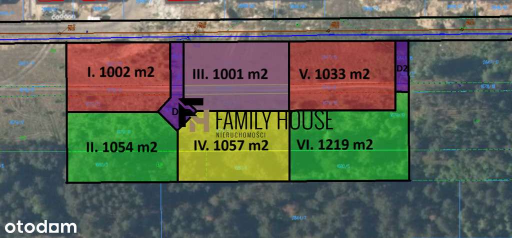 6 działek budowlanych po 10 ar. Kielce Suków. - Pełny obrazek: 4/15