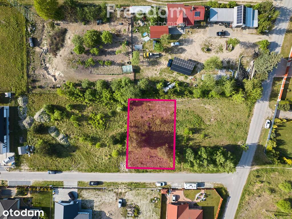 Dwie działki budowlane 9 i 12 arów, Asnyka - Pełny obrazek: 5/6