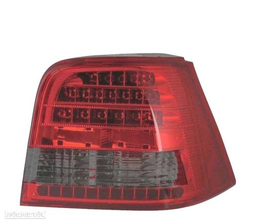 FAROLINS TRASEIROS LED GOLF 4 MK IV 97-03 VERMELHO BRANCO - 1