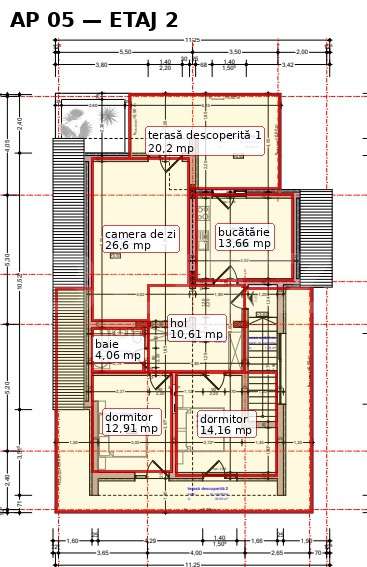 Apartament cu 3 camere, bucatarie inchisa si terasa mare – Bistrita — fotografia 1