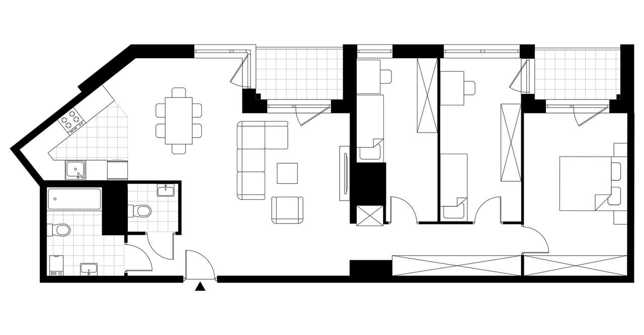 Sky Trust etap I​I | mieszkanie 4-pok. | M194 - Pełny obrazek: 5/10