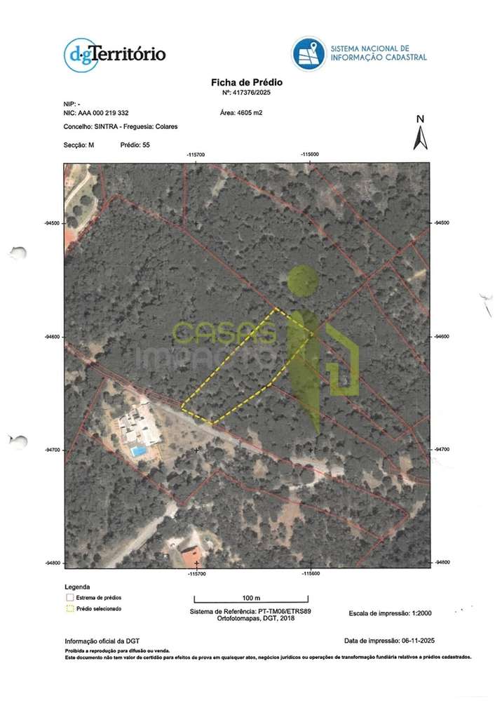 Terreno Rústico com 4.600 m2 em Areais, Almoçageme - Colares - Grande imagem: 3/14
