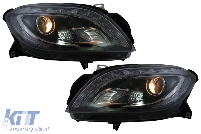 Faruri LED Mercedes M-Class W166 (2012-2015) Negru - 1