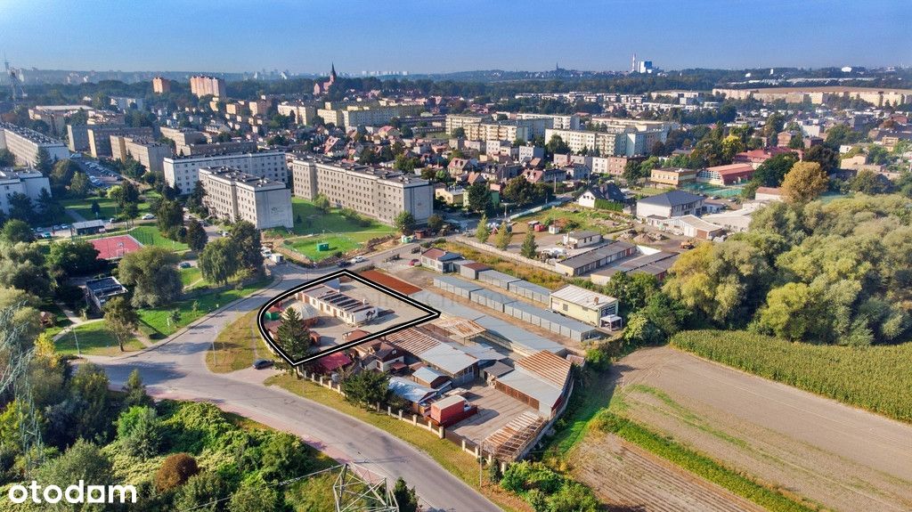 hale/warsztaty, parking, duży potencjał reklamowy!