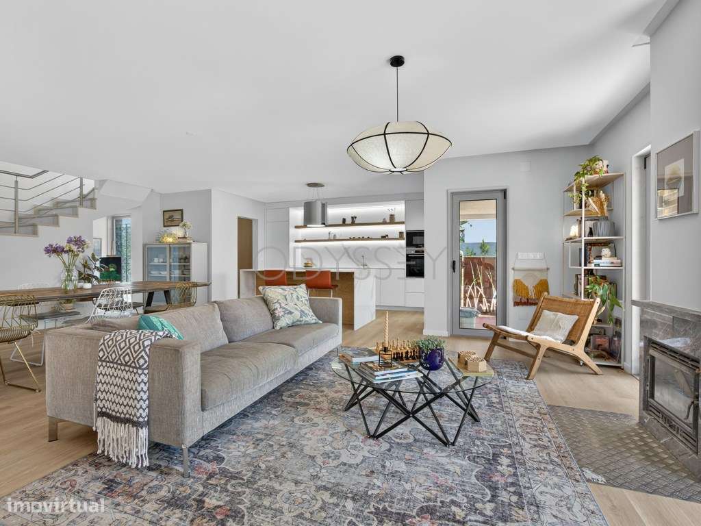 Villa entre litoral e campo com vista mar perto da Ericeira-18